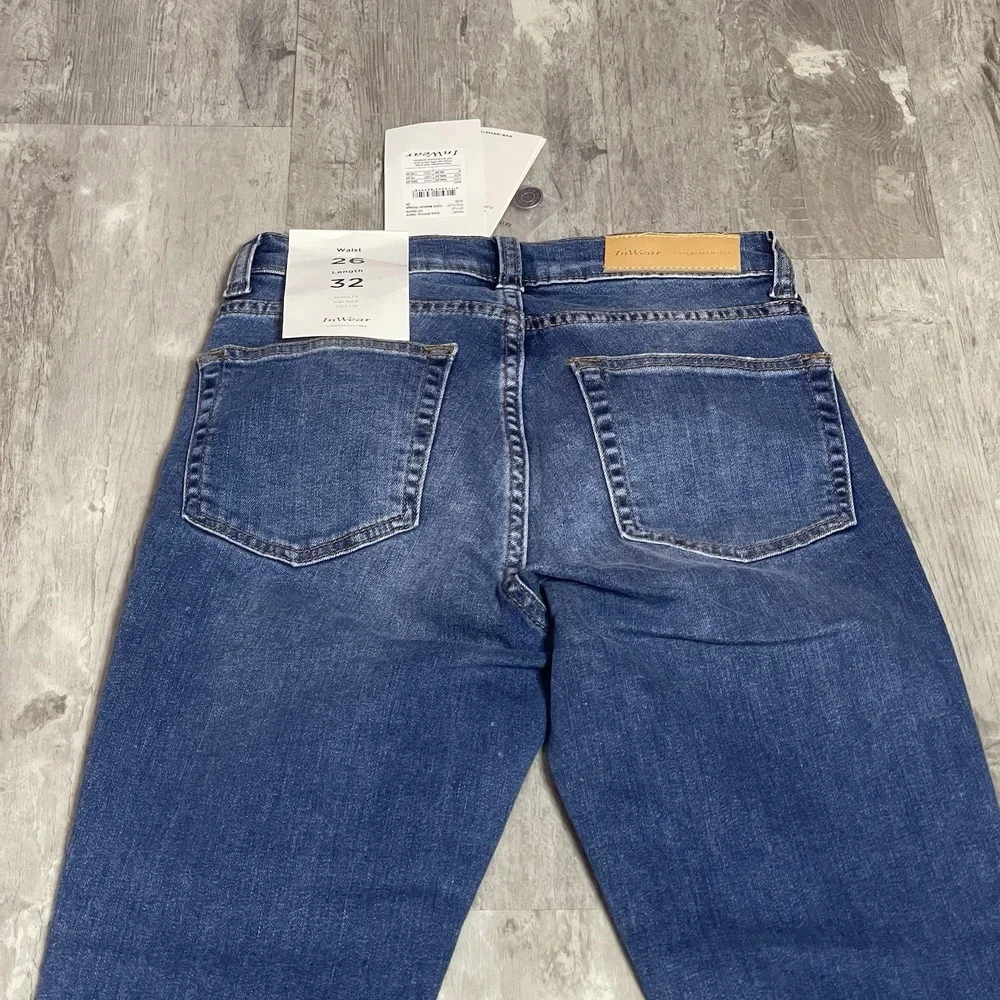 Inwear Jeans Womens Size 26 Blue‎ Skinny Leg Stretchy New Bag7